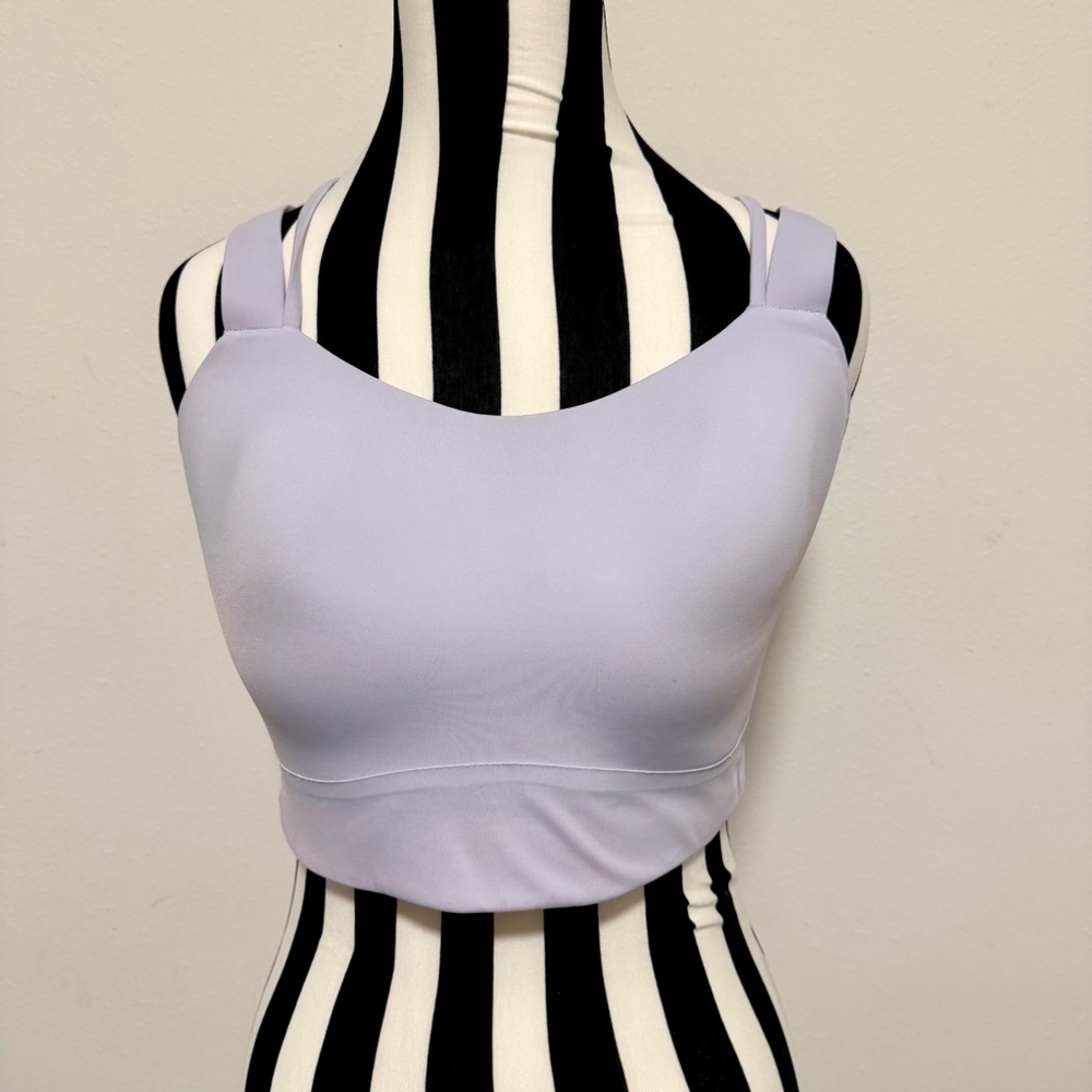 lululemon athletica Like a Cloud Longline bra size 10 D/DD Lavender  like new